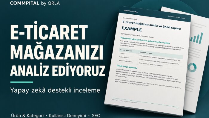 yapay zekâ destekli e-ticaret site analizi yaparım