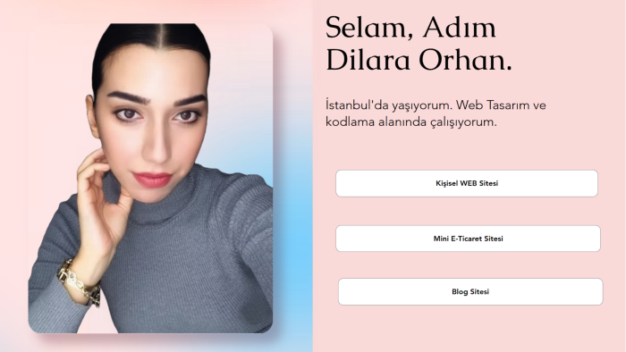 mobil uyumlu ve modern web siteleri tasarlıyorum