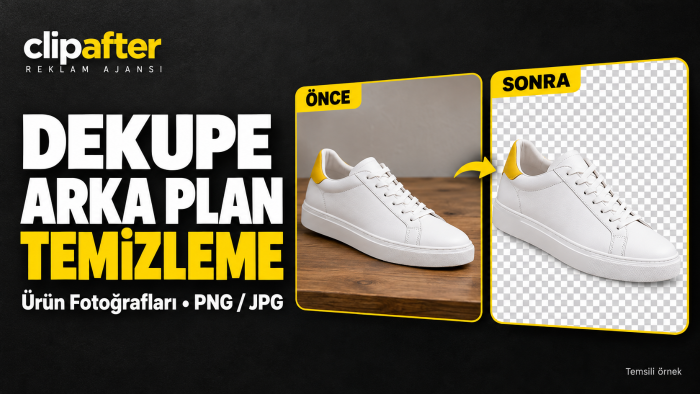 ürün fotoğraflarınızın arka planını temizler, dekupe yaparım