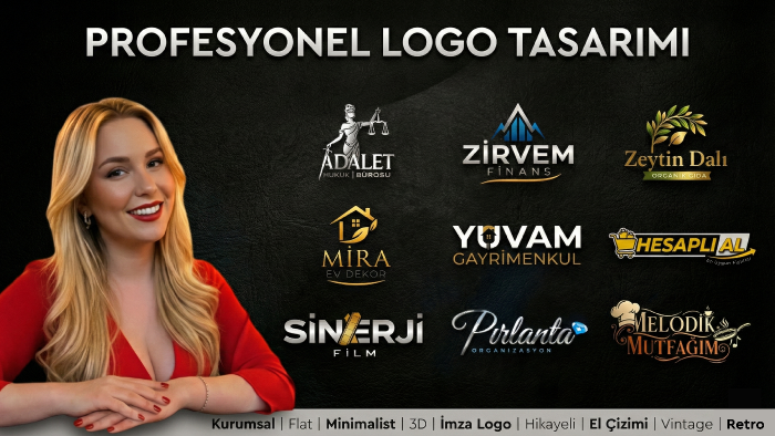 markanıza akılda kalıcı özgün ve profesyonel logo tasarlarım