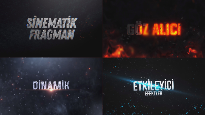 sinematik fragman hazırlarım