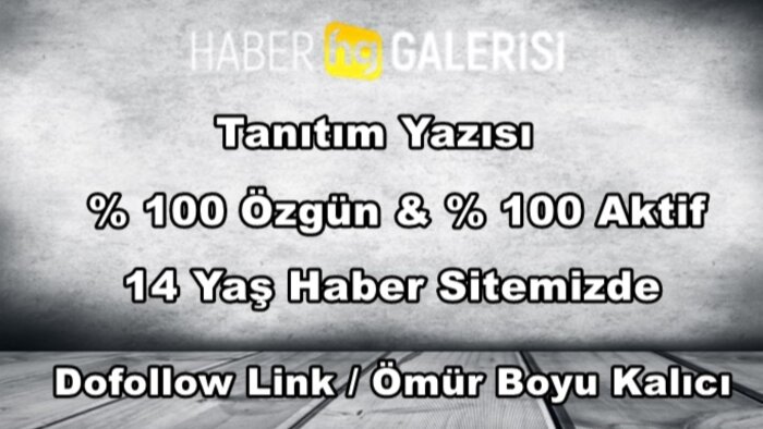 21 yaş haber sitemde tanıtım yazınızı yayınlıyorum