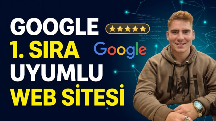  SEO ve mobil uyumlu profesyonel web sitesi geliştiririm