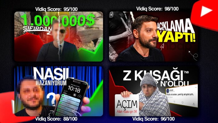 Podcast ve Kişisel Gelişim videolarına thumbnail yapıyorum
