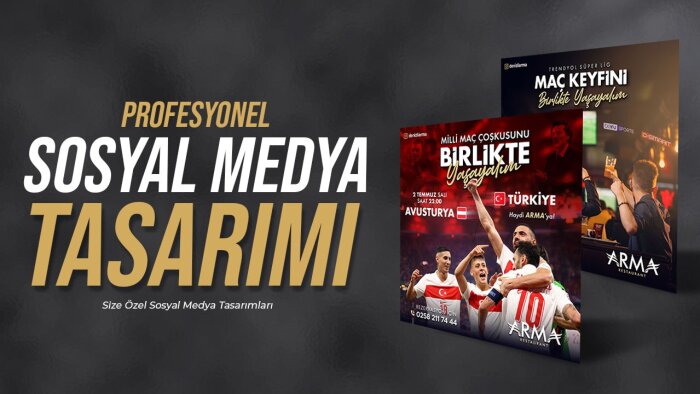sosyal medyanız için dikkat çekici tasarımlar yaparım
