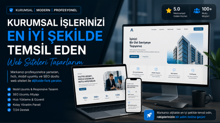 kurumsal işlerinizi temsil etmeniz için, web sitesi yaparım