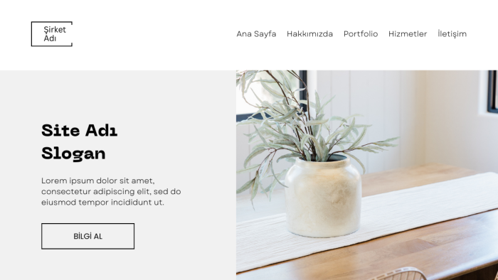 yeni ve tamamen size ait web sitesi kurabilirim