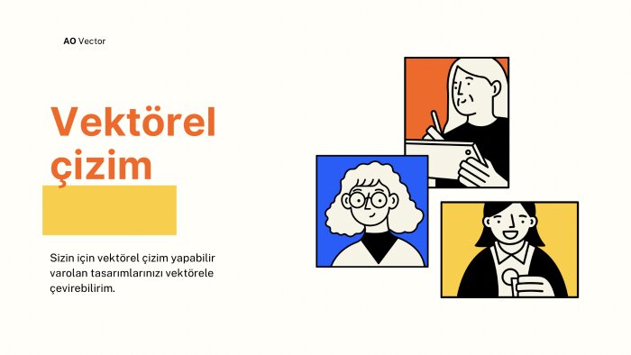 vektörel çizim yapabilirim