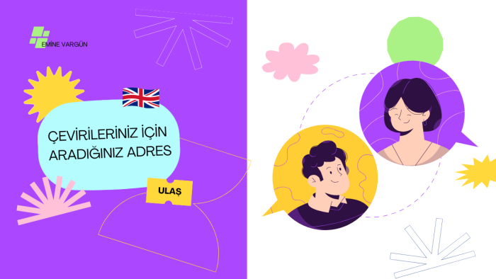 ingilizce çevirilerinizi yapabilirim