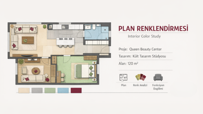 plan kesit renklendirmesi yapıyorum