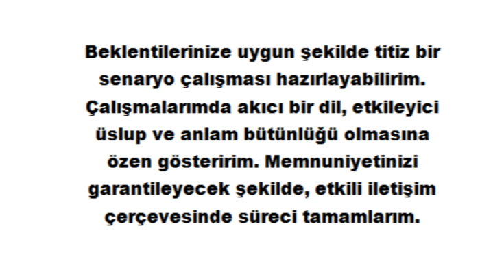 hikayelerinizi senaryoya çeviririm