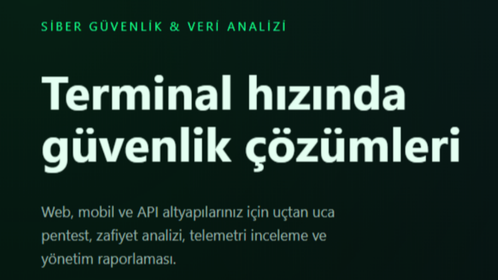 sisteminize güvenlik taraması yapar ve kapatırım