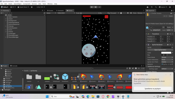 Unity C# script ve mini oyun geliştiririm vb işler yaparım