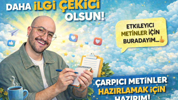 içten bir dille okuyucuyu içine çeken metinler yazarım