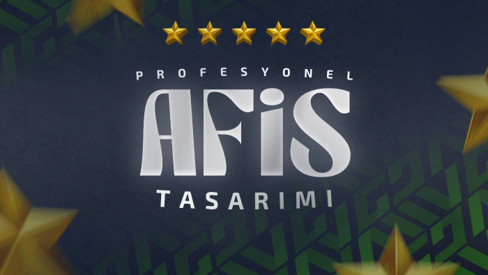 sizin için afiş tasarımı yaparım