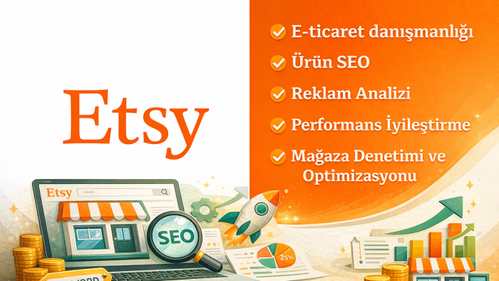 Etsy ürünlerin SEO, mağaza performans optimizasyonu yaparım