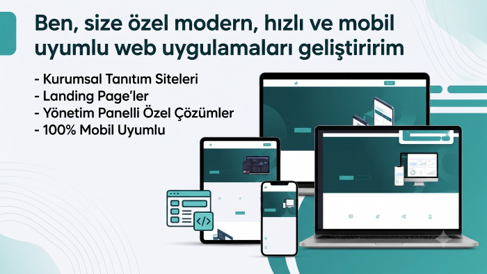 size özel modern web uygulamaları geliştiririm