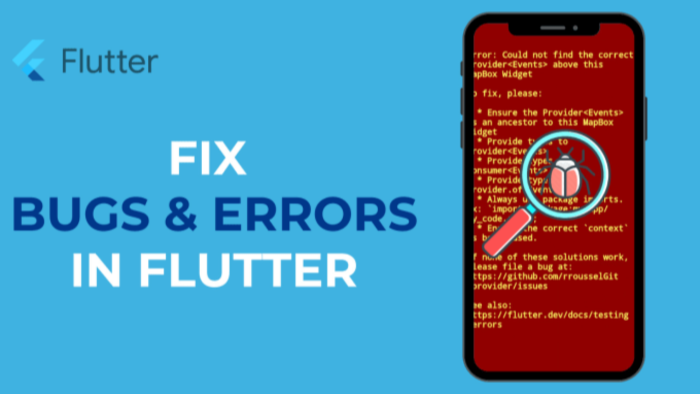 Flutter projelerinizdeki hataları gideririm