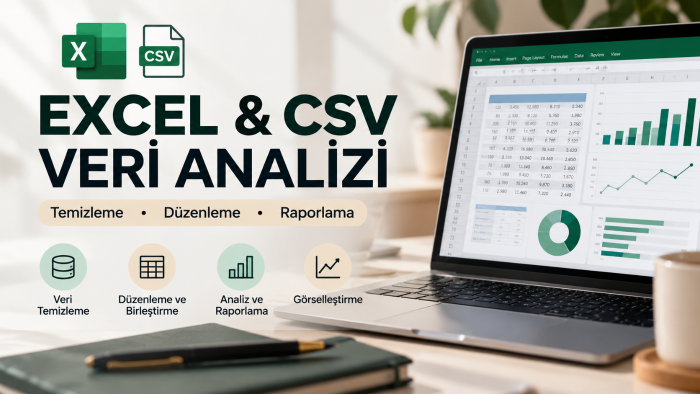  Excel ve CSV verilerinizi temizler ve analiz ederim