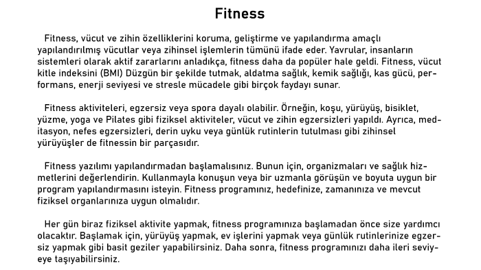 size veya şirketinize özel olarak metin yazarım