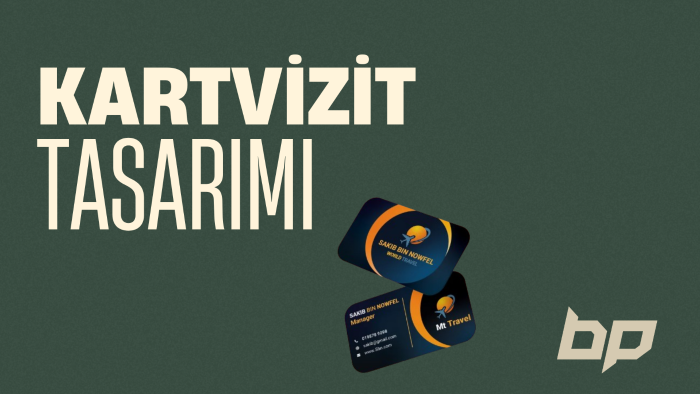 sizin ve şirketiniz için kartvizit tasarlarım