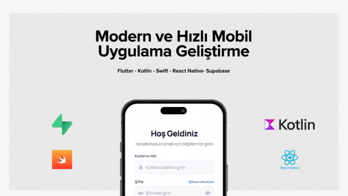 IOS ve Android cihazlar için uygulama geliştiririm