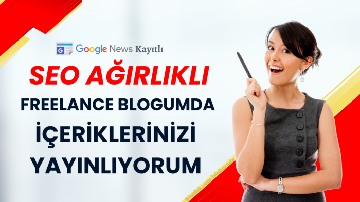 Google News'e kayıtlı pazarlama bloğunda içerik yayınlarım