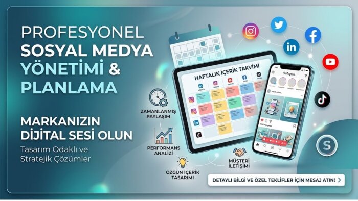 sosyal medyanızı profesyonel şekilde yönetebilirim