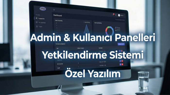 PHP ile özel admin panel ve yönetim sistemleri geliştiririm