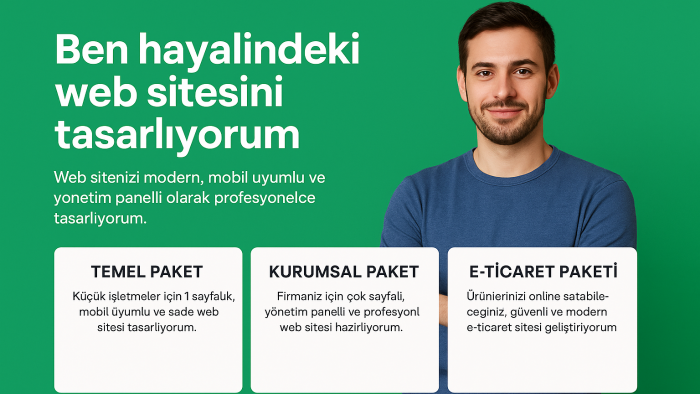 işletmenize uygun web site yaparım