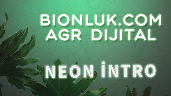 logonuz ile neon intro hazırlarım