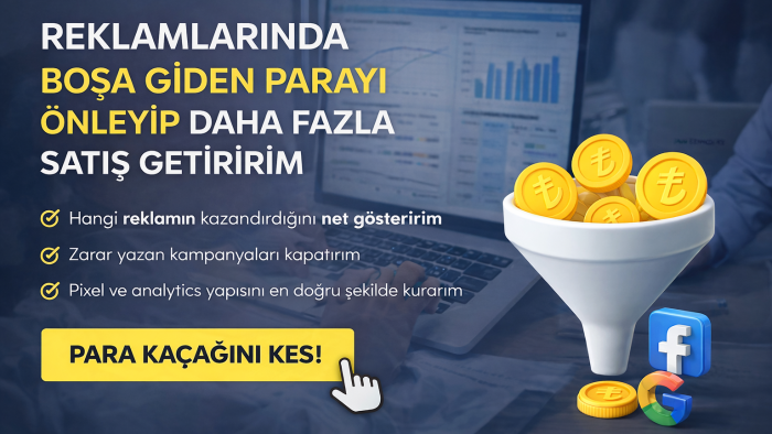 boşa giden reklam bütçeni satışa çeviririm