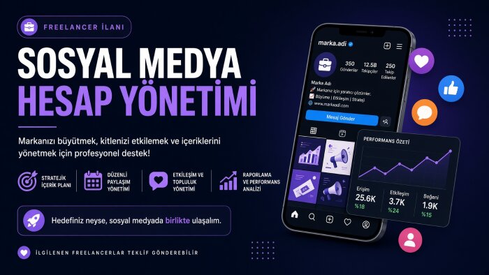 sosyal medya hesaplarınızı profesyonelce yönetirim