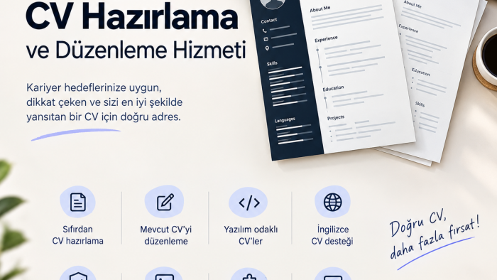 profesyonel CV hazırlama ve düzenleme hizmeti veriyorum