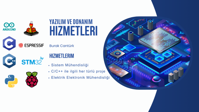 C, C++, Elektrik, Arduino ve Python ile projeler yaparım