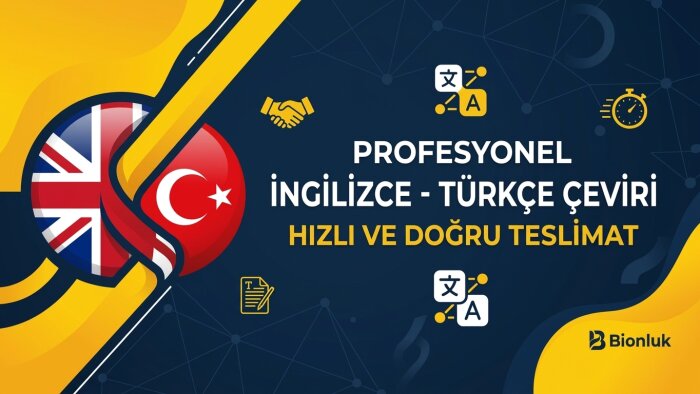 İngilizce ve Türkçe arasında çeviri yapıyorum