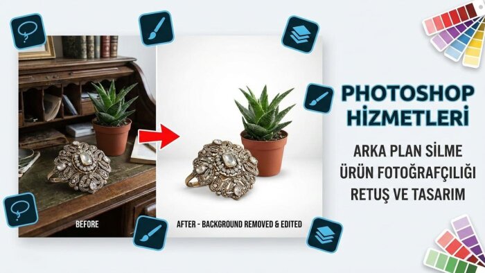 Photoshop'ta fotoğraflarınızın arka planını temizleyebilirim