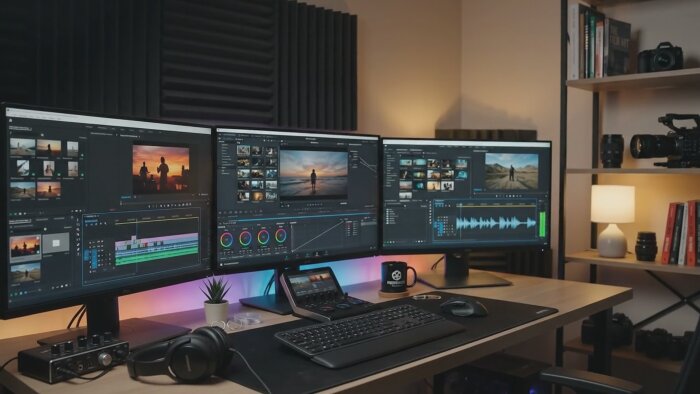 profesyonel olarak video edit ve kurgu yapıyorum