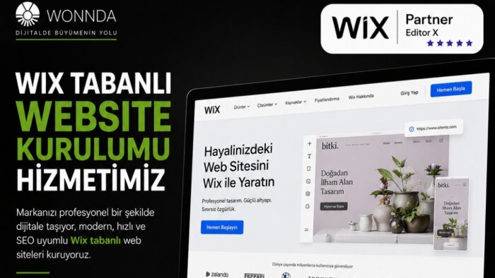 wix sitenizi kurabilirim