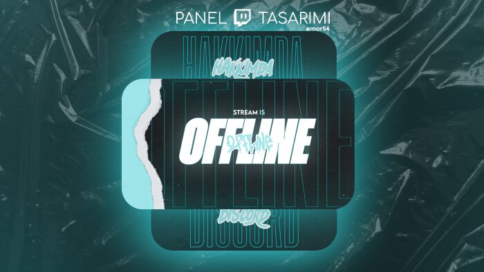 twitch ve youtube için panel tasarımları yapabilirim