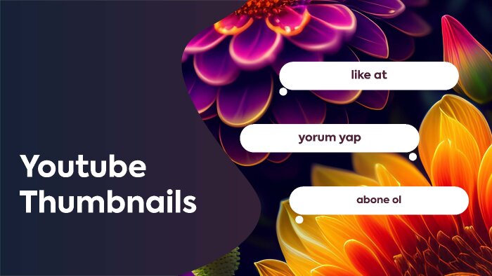 i̇çeriğinizle alakalı thumbnail (kapak) görseli yapabilirim