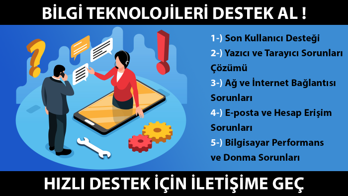 bilgisayar sorunlarınızı çözerim