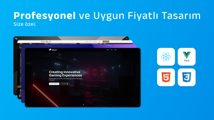 hedef kitlenizi etkileyen web siteleri tasarlıyorum