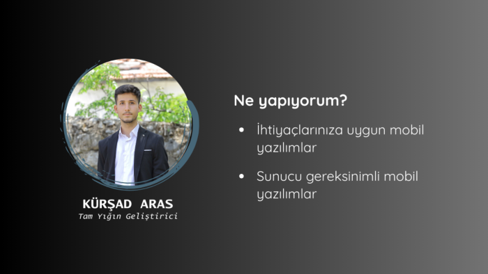 Android için yazılımlar üretirim