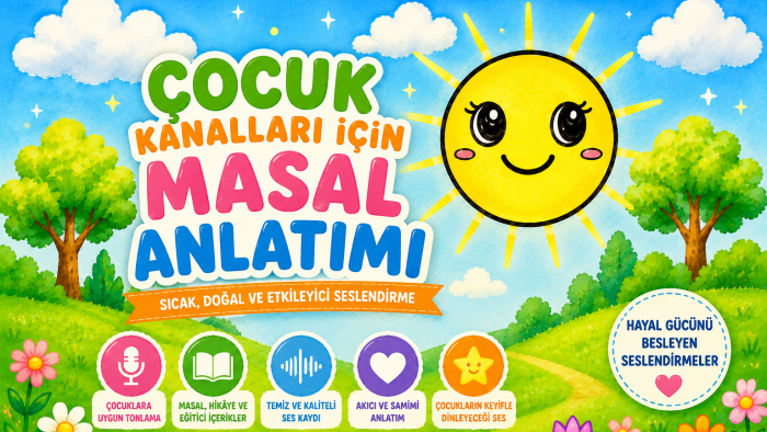 masal anlatımı ve seslendirme yapabilirim