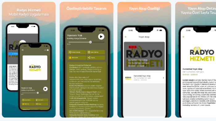 radyonuzun android ve ios mobil uygulamasını yaparım