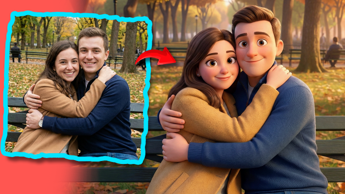 sizi ve sevdiklerinizi çizgifilm karakterlerine dönüştürürüm