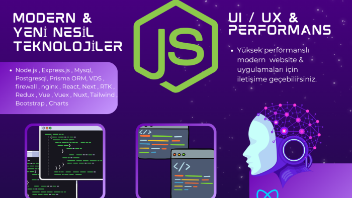 sizin için modern web site yaparım