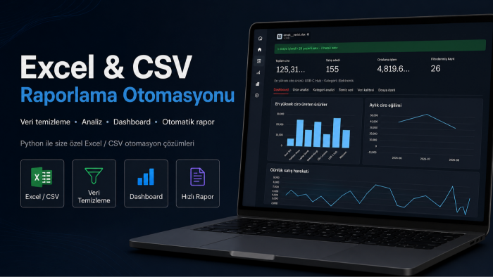 excel raporlarınızı Python ile otomatikleştiririm