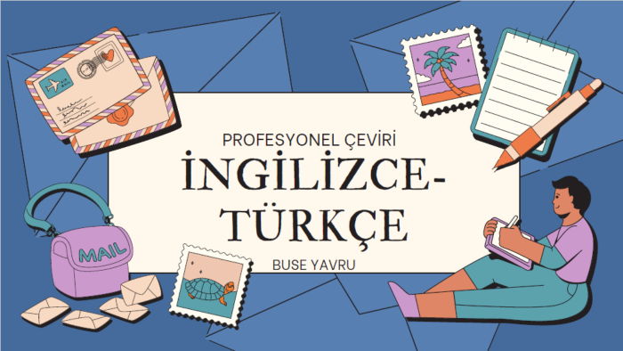 en profesyonel şekilde İngilizce Türkçe çeviri yapabilirim